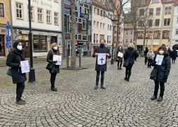 Lockdown Mahnwache Verzweiflung Bei Friseuren In Jena 00012
